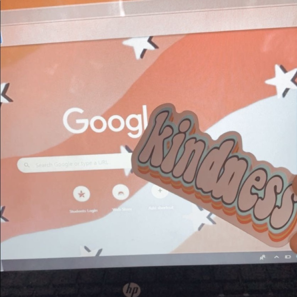 A kindness sticker